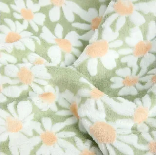 Manta polar 140x180 flores