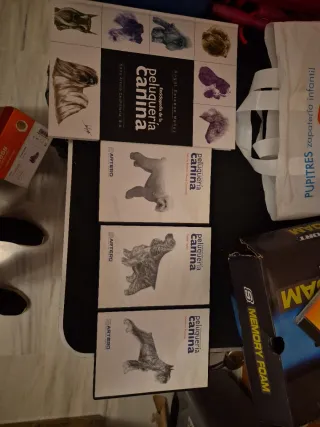 Libro Peluquería Canina y CDs