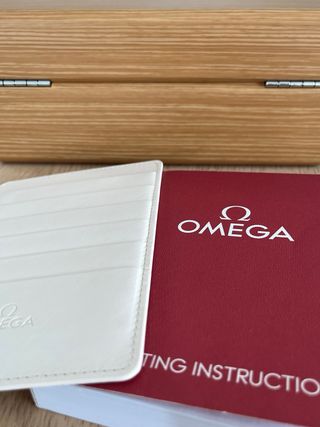 Scatola in legno Omega per orologio