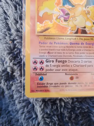Carta Pokémon Charizard Celebraciones Español