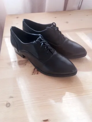 Zapatos Oxford Negros Talla 37