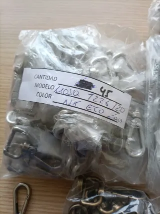 Lote 3 Bolsas Mosquetones para Bolsos