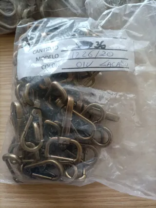 Lote 3 Bolsas Mosquetones para Bolsos