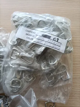 Lote 3 Bolsas Mosquetones para Bolsos