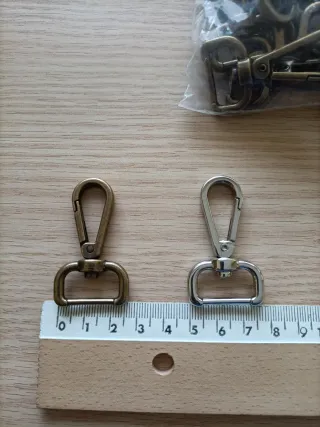 Lote 3 Bolsas Mosquetones para Bolsos