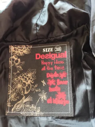 Abrigo Desigual Talla 38