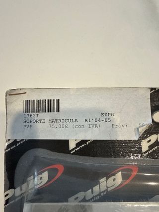 Portamatriculas Puig Yamaha R1 04-05