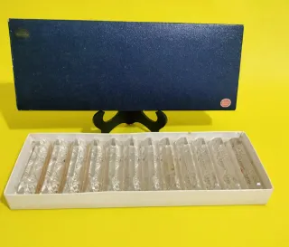 Set de 12 Reposa Cubiertos de cristal tallado