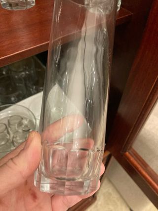 Vasos largos elegantes de cristal