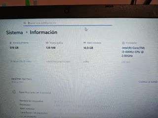 Portátil Acer Negro