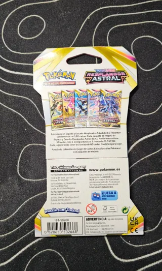 Sobre de Cartón Pokémon Resplandor Astral Español