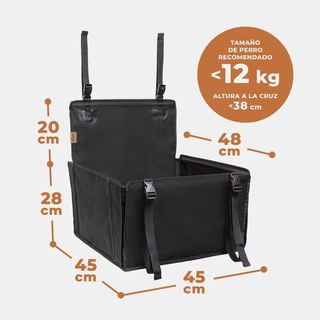 Asiento Reforzado Coche Perro Mediano