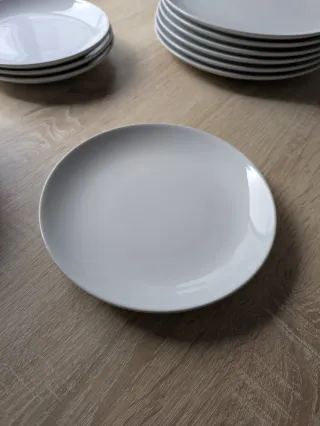 Vajilla Ikea Porcelana Blanca