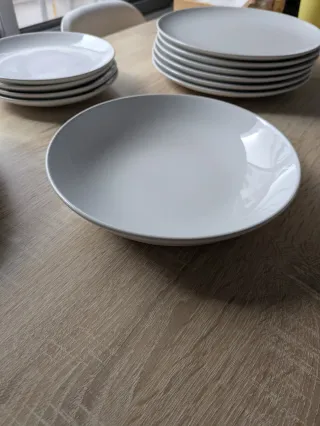 Vajilla Ikea Porcelana Blanca