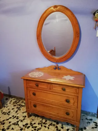 Juego de 2 camas de madera artesanal