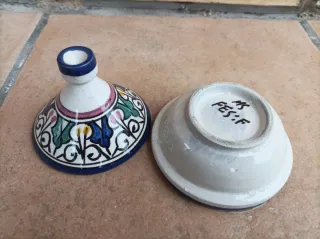 Mini Tajín Cerámica Pintado a Mano