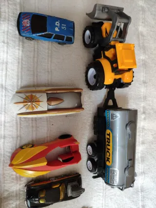 Lote Coches y Motos Juguete