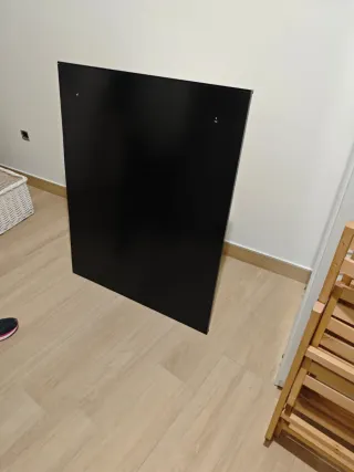 Espejo grande con perfil negro