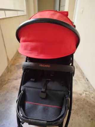Carro Recaro Negro y Rojo