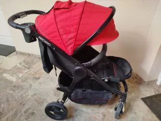 Carro Recaro Negro y Rojo