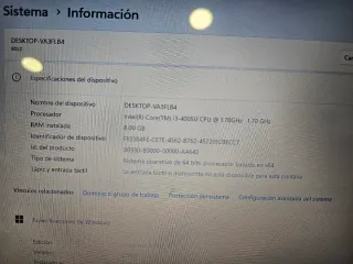 Ordenador portatil LENOVO G50-80 Windows 11