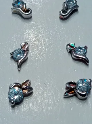 Lote 20 pares pendientes Feihong Plata 925