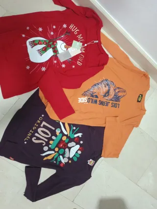 Lote 3 Camisetas Lois y Only