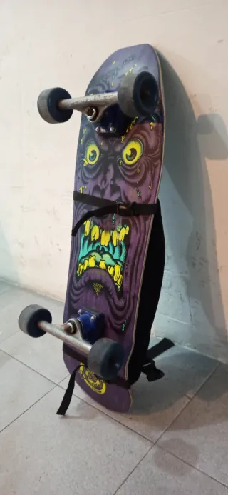 Bandolera para Skate Negra