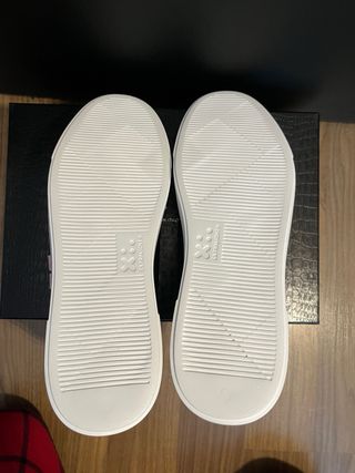 Zapatillas Philipp Plein Negras y Plateadas