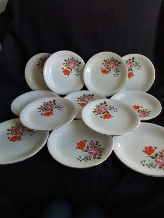 Platos San Claudio Florales (Nuevos)