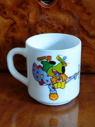 Lote 3 Tazas Arcopal Payasos Cerámica