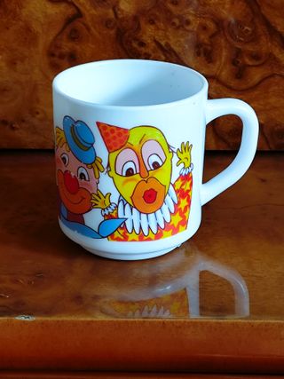 Lote 3 Tazas Arcopal Payasos Cerámica