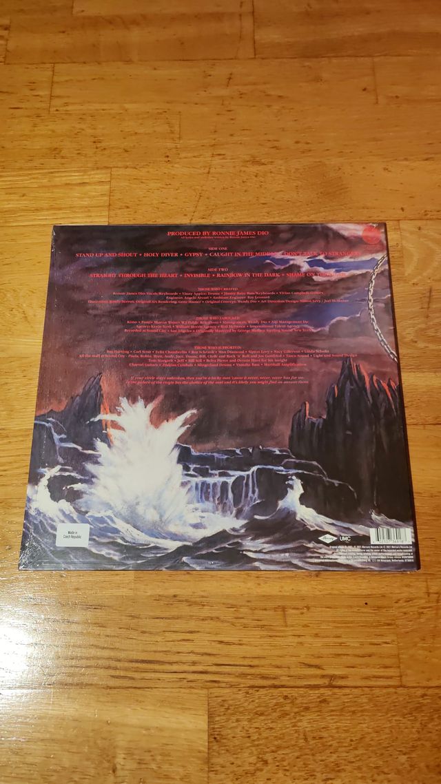DIO - Holy Diver LP, Vinilo Negro