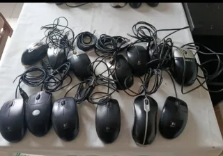 Lote 26 ratones ordenador varias marcas