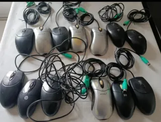 Lote 26 ratones ordenador varias marcas