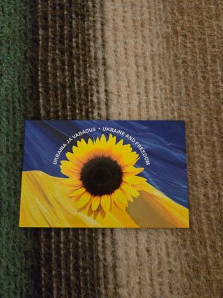 2 euro Estonia coincard pace in Ucraina 2022