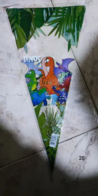 20 coni dinosauro per caramelle