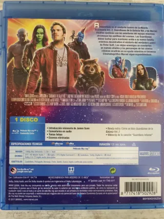 Guardianes de la Galaxia Vol. 2 Blu-ray