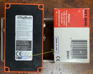 DigiTech Hot Head Distortion "Made In USA"