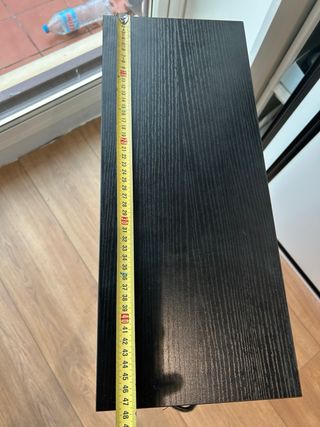 Cómoda Tela Almacenaje Negra