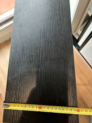 Cómoda Tela Almacenaje Negra