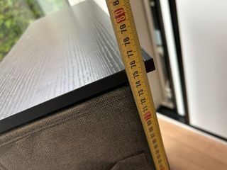 Cómoda Tela Almacenaje Negra