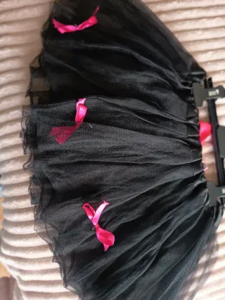 Disfraz Gato Niña Tutú Negro y Diadema