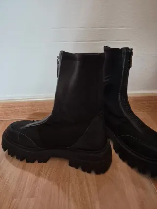 Botas negras chunky con plataforma