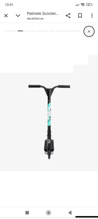 Patinete Freestyle Negro