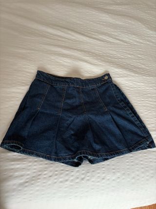 Falda pantalón vaquera Stradivarius Talla L