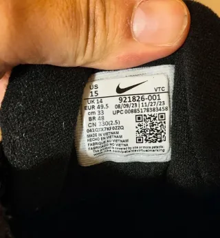 T49,5 Nike Air Max 97  Negras