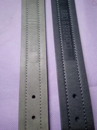 Baci & Abbracci Cinture Uomo Pelle Set 2 Pezzi