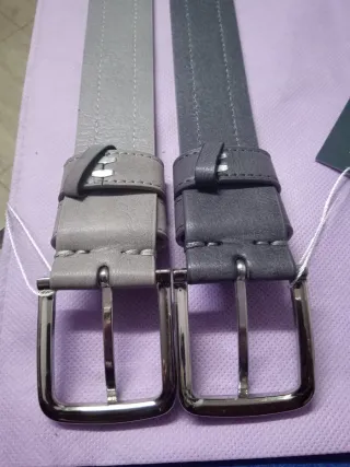 Baci & Abbracci Cinture Uomo Pelle Set 2 Pezzi