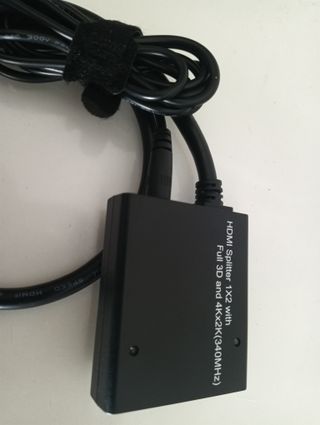 2 Cables HDMI 10Mt (con ferritas) + 1 Splitter 1x2